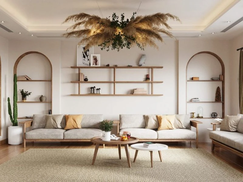 Tạo điểm nhấn thẩm mỹ phù hợp với phòng khách nhỏ
