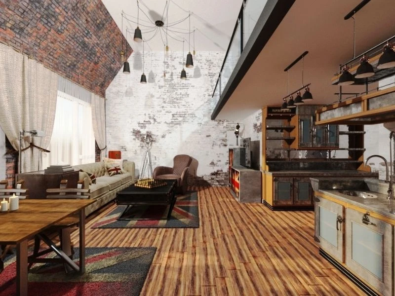 Đồ nội thất có đường nét gãy gọn, mạnh mẽ