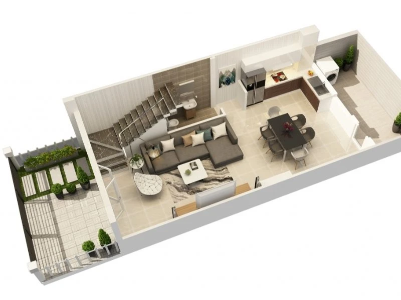 Bản vẽ phối cảnh 3D