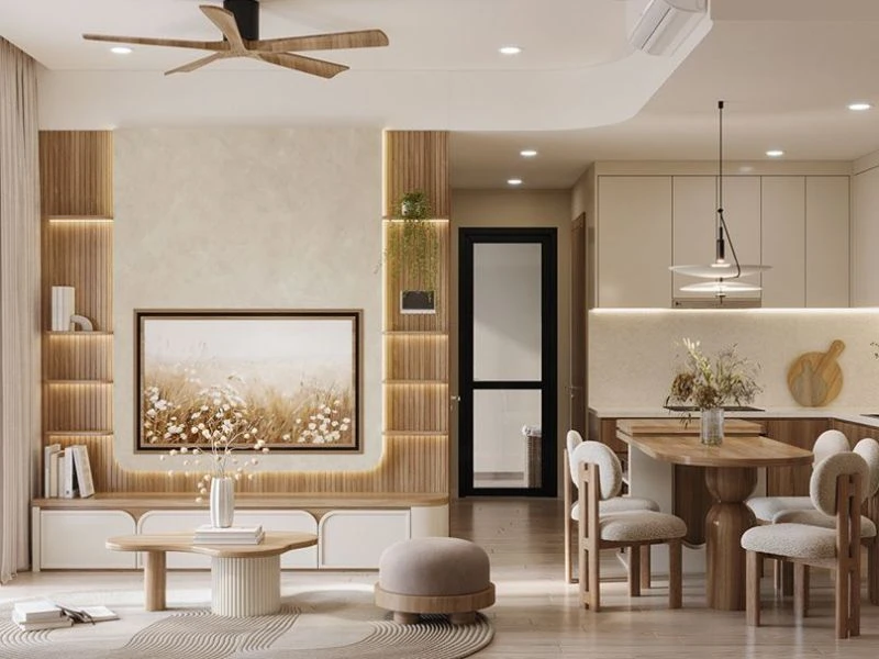 chung cư 70m2 hiện đại 